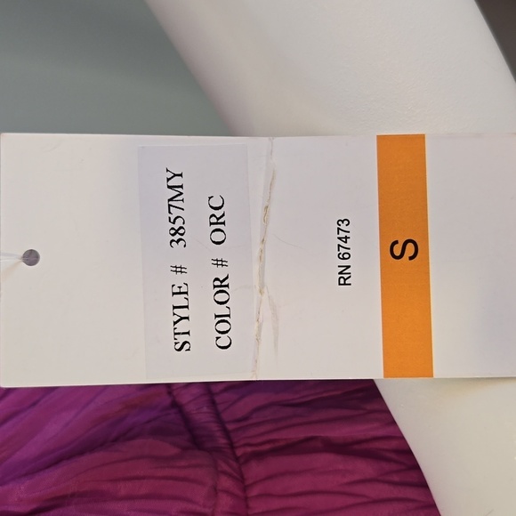 Taylor Pink V-Neck Sleeveless Tie Waist Lined 2 Pocket Maxi Dress Size Small - Picture 7 of 14